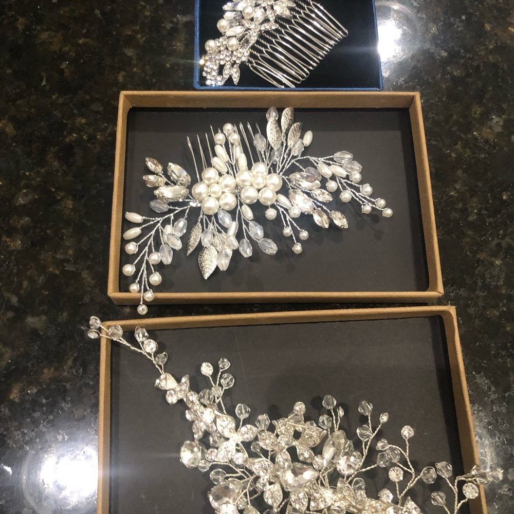 Bridal/Wedding Hair Pieces (Bundle of 3)